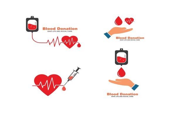 Blood Donation Icon Vector Illustration: A Symbol of Life and Generosity