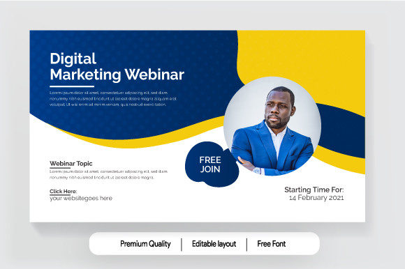 Business Webinar Design Template