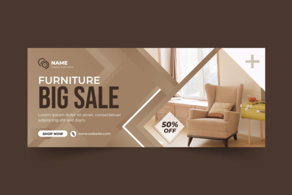 Furniture Web Banner and Facebook Cover