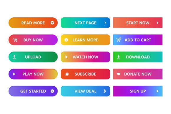 h1 Gradient Web Buttons: Enhancing User Experience with Modern Design