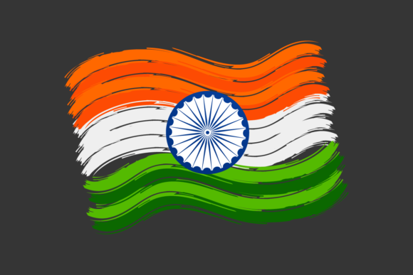 India Flag Vector Illustration