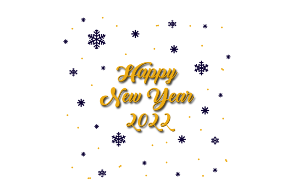 New Year Typography Vector Illustration: A Creative Celebration of 2022