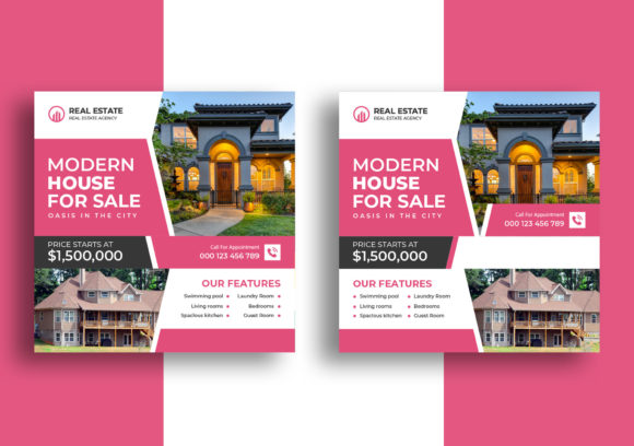 Real Estate Social Media Post Template for Professional Branding