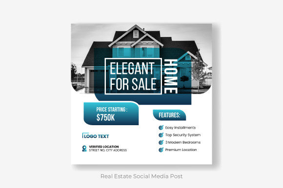Real State Social Media Post Design
