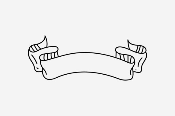 Vintage Hand Drawn Vector Ribbon: A Timeless Element in Modern Design